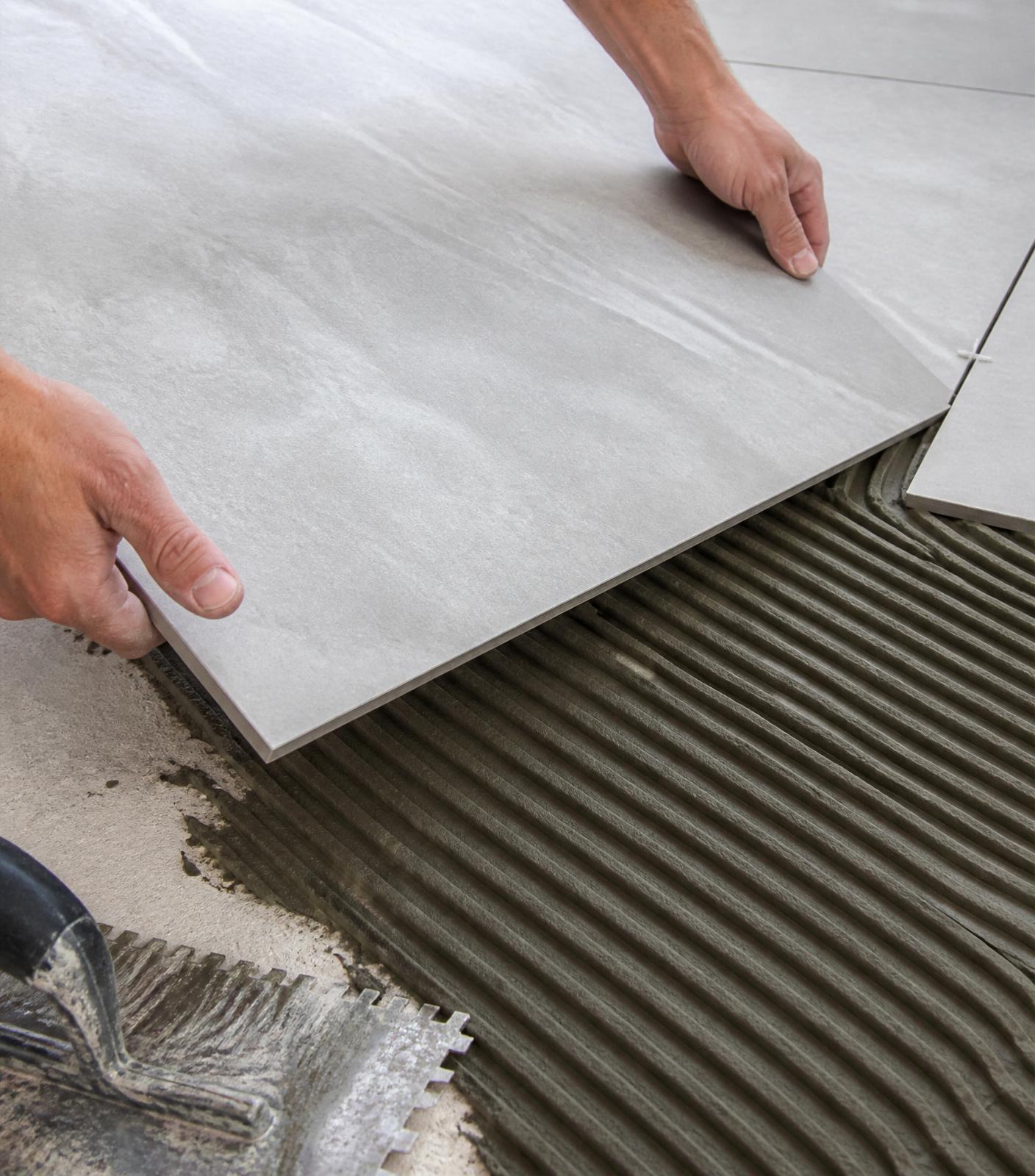 Esteban Tile installation work